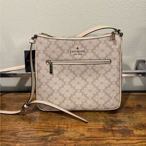 Kate Spade Cream Patterned Crossbody Bag